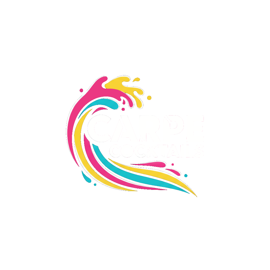 Carpe Cocktails logo - Vibrant neon cocktail brand